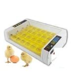 TM&W- Mini Setter-Cum hatcher Automatic 32 Digital Clear Egg Incubator Hatcher Egg Turning Temperature Control 80W US Plug