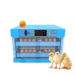 TM&W -Newest Chicken Egg Rolling Type Automatic Egg Incubator (Blue) (Any Size Egg can be Hatched) Capacity of – (128 egg incubator)