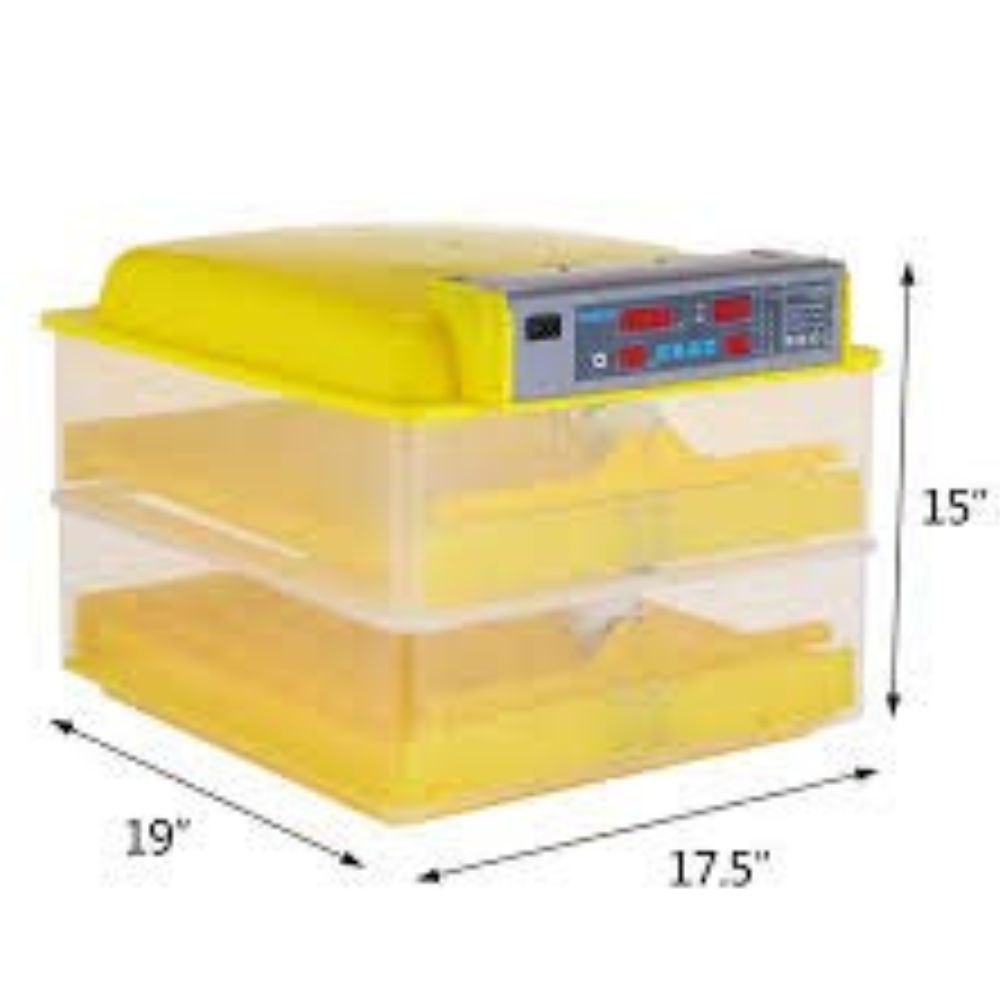 HEROSTONE- Best for Smallest Egg 132 Eggs Incubator Quell and Other Poultry Automatic Incubator Poultry Eggs Poultry Incubation Equipment