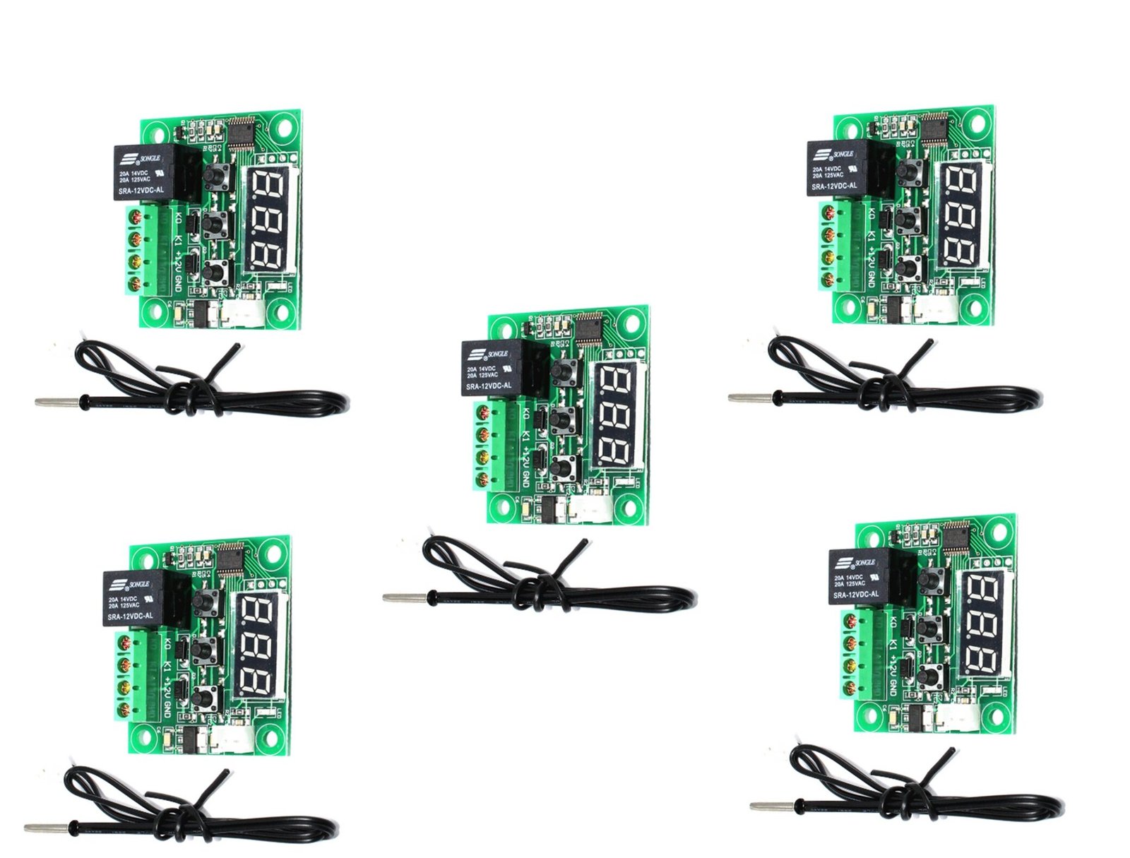 TM&W thermostat Temperature Controller Incubation Thermostat Switch w1209 dc 12v - Image 4