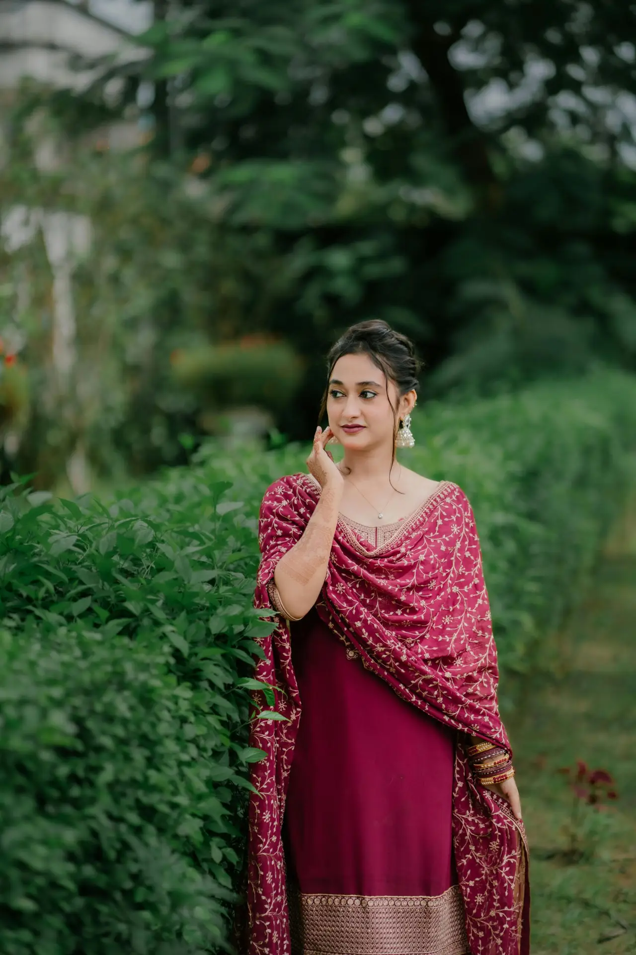 Anarkali Printed Cotton Kurti — Ethnic Wear - Image 2