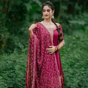 Anarkali Printed Cotton Kurti — Ethnic Wear