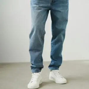 Slim Fit Stretch Denim Jeans — Mid Rise