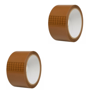 TM&W BOPP Packaging & Crafting Brown Tape For Office, Industries, DIY & House Decoration | Size: 48mm (2inch) x 65 Meter | Pack of 2