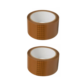 TM&W Brown BOPP Tape Self Adhesive High-Strength Packing Tape Roll, Packaging Tape | Brown Cello Tape | e-Commerce Packaging Tape for Home, Office Use & Box Packaging 