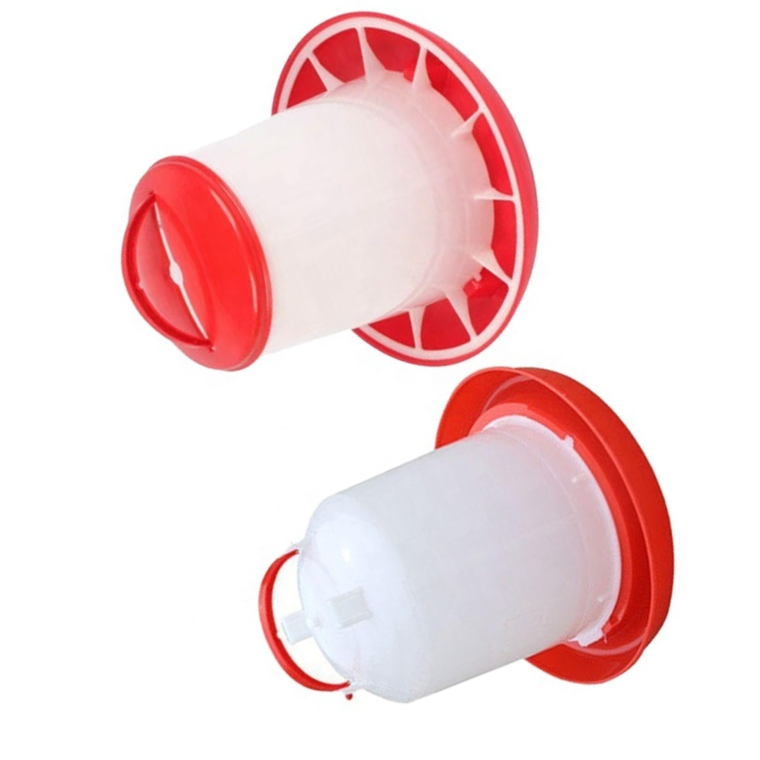 semi auto small birds' feeder 1.5kg drinker 1.5 ltr =2 pc - Image 5