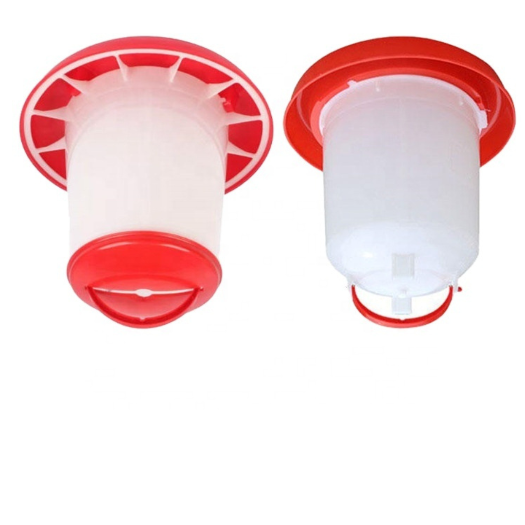 semi auto small birds' feeder 1.5kg drinker 1.5 ltr =2 pc - Image 4