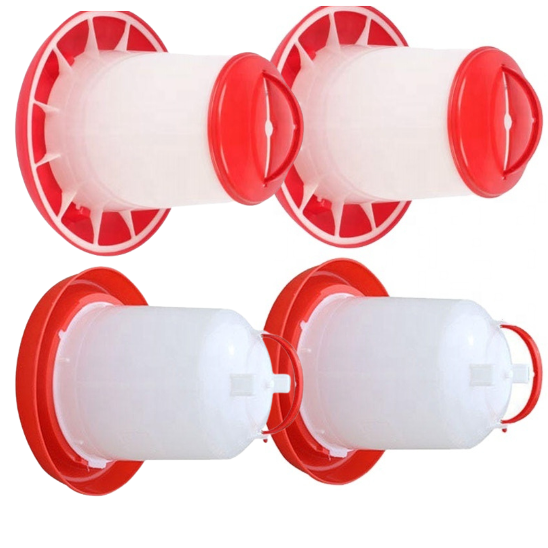 TM&W chicken, quail,duck,turkey, chicks1.5 Kg Feeder 2 Pcs 1.5 Ltr Drinker 2 Pcs=4pcs - Image 5