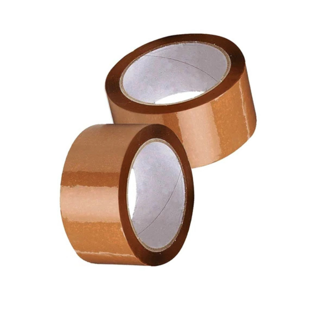 TM&W Bopp Brown Tape (Pack of 2) 65 Meter Length Guaranteed Self Adhesive Tape 2"/48mm x 65 METER - Image 6