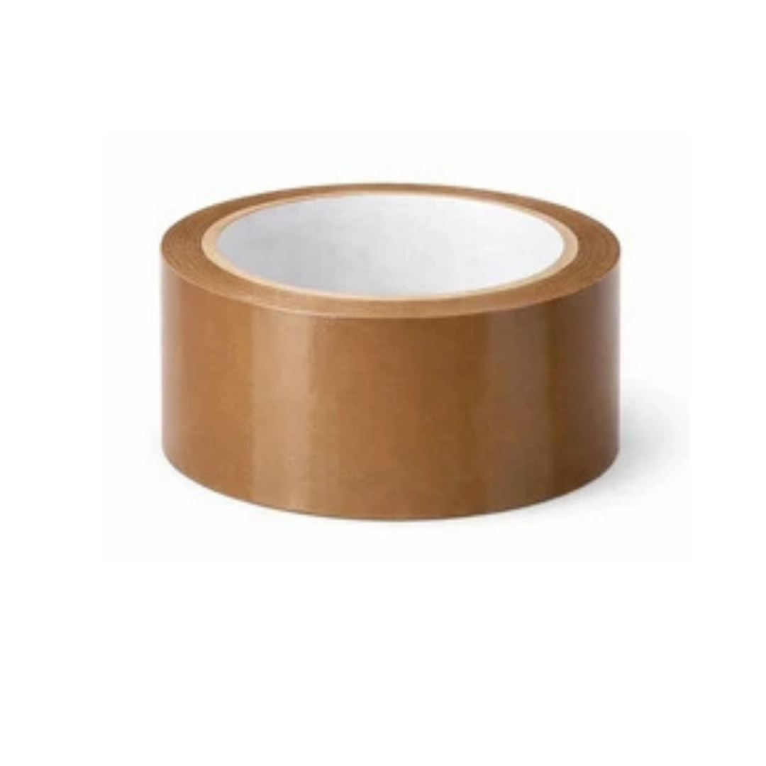 TM&W BOPP Packaging Brown Tape (Tan) | 48mm x65 Meter | Pack of 2 | for Packaging, Decorating and DIY Tape Refill - Image 3