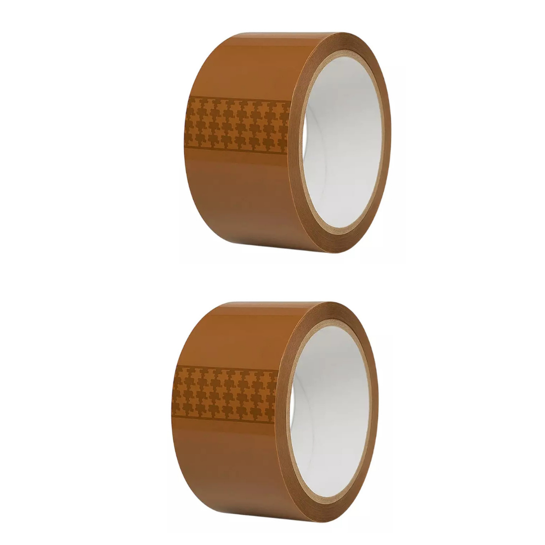 TM&W Brown BOPP Tape Self Adhesive High-Strength Packing Tape Roll, Packaging Tape | Brown Cello Tape | e-Commerce Packaging Tape for Home, Office Use & Box Packaging - Image 2