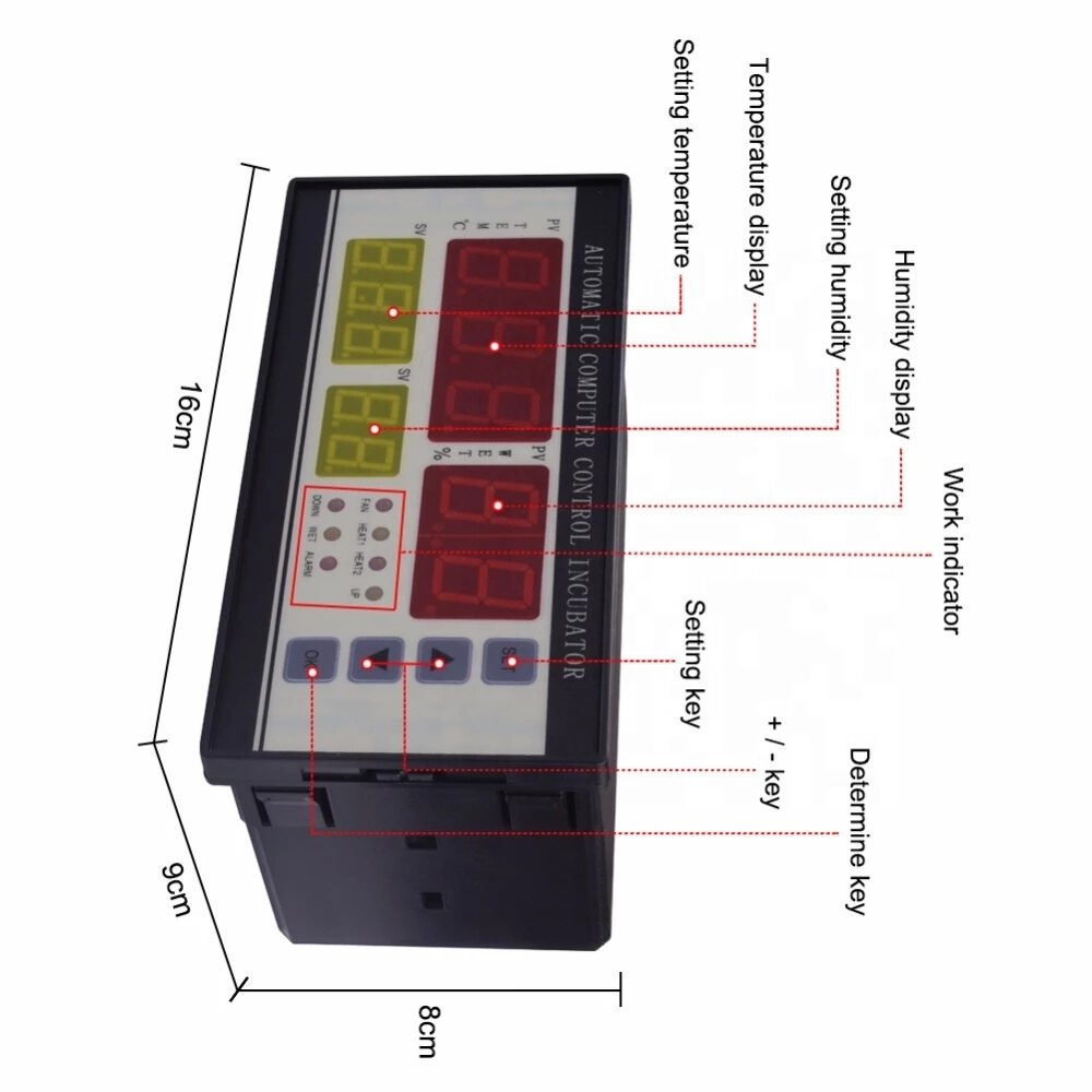 TM&W XM-18 Microcomputer automatic Temperature and humidity turning egg controller - Image 5