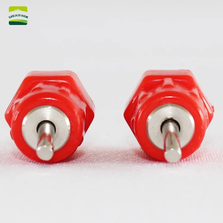 TM&W Red Threaded Chicken Water N Drinker For Poultry Farming Equipment 25 Pcs - Image 3