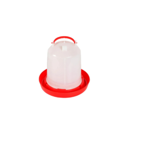 TM&W 1.5 Ltr Poultry Drinker, Pack of 1 Pcs, Semi-Automatic, Heavy-Duty PP Waterer, Premium Quality, Rust Resistant, Easy Fit for Chicken/Duck/Quail/Peacock/Turkey