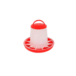 TM&W 1.5 Kg Semi-Automatic Poultry Feeder, Pack of 1, Rust Resistant PP Construction for Chicken Duck Quail Turkey Peacock Farming